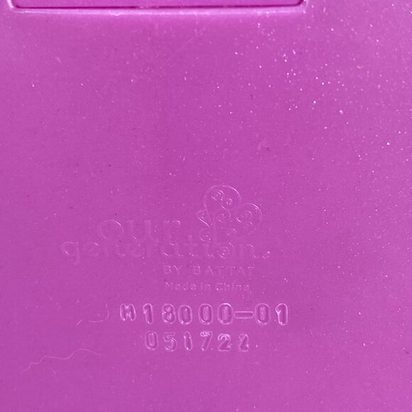 Our Generation Gourmet Kitchen Purple Refrigerator For 18" Dolls NO ACCESSORIES - Picture 9 of 14